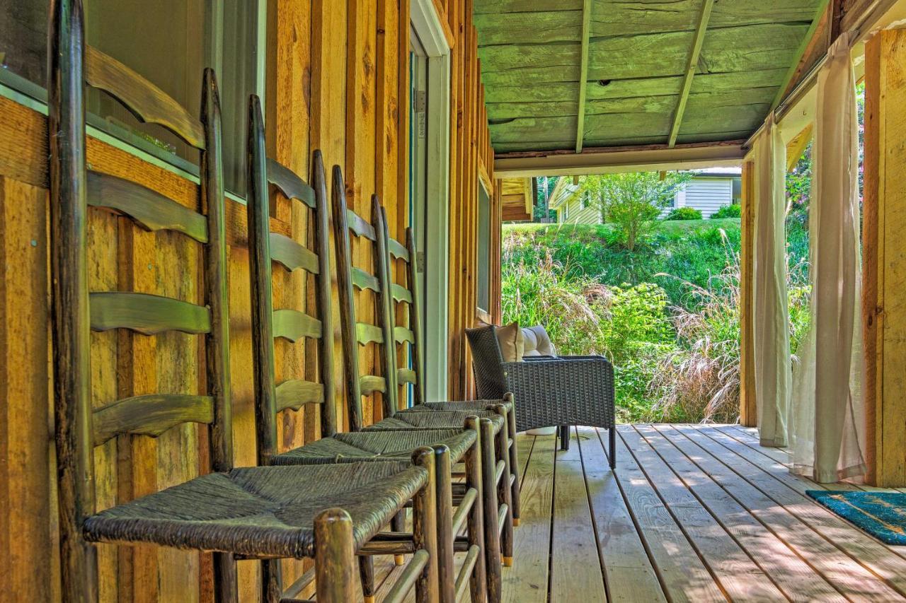 Cozy And Charming Asheville Cabin 5 Mi To Downtown! Vila Exterior foto